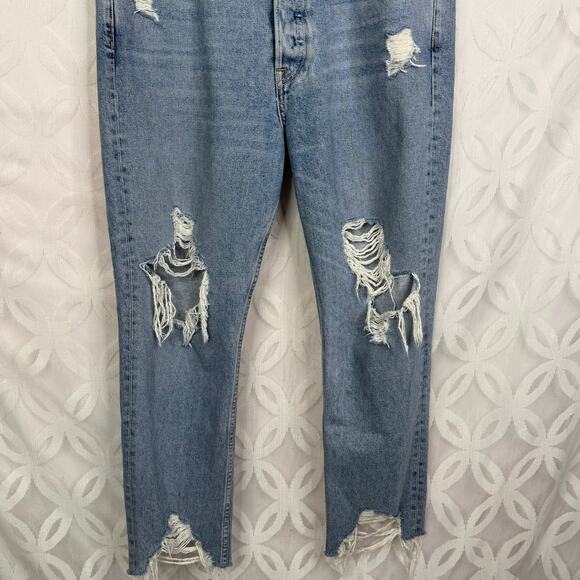 GRLFRND Karolina Button Fly Crop High-Rise Skinny Jean Plus Size 32 - Picture 12 of 13